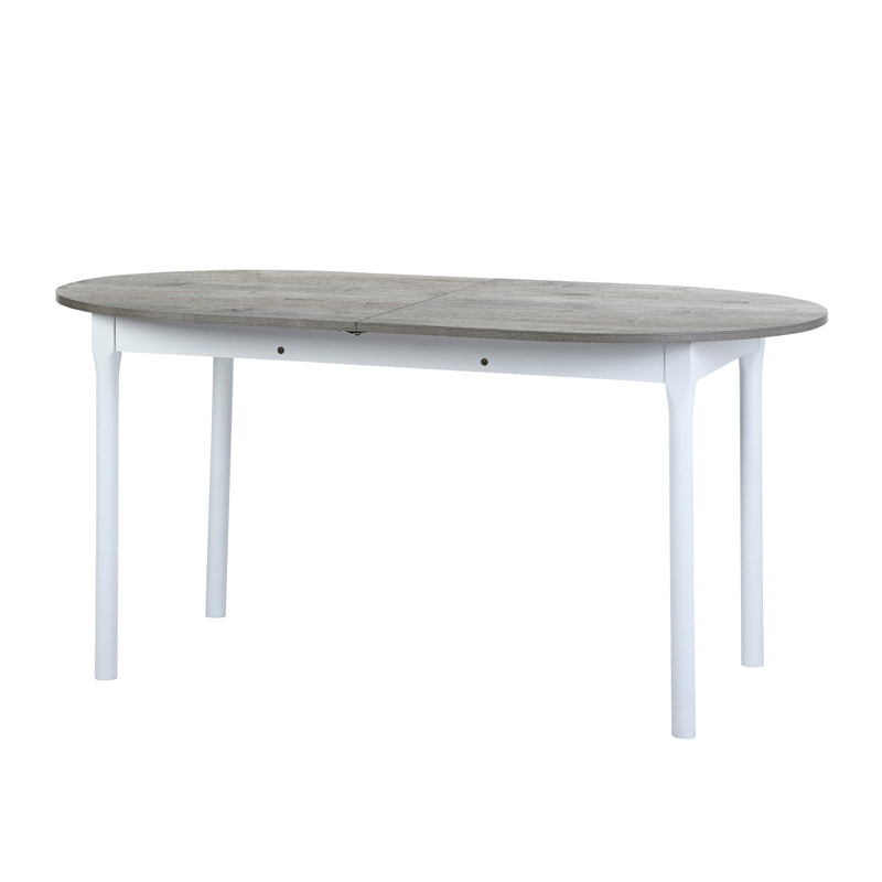 STOGER 63''-78.7'' Extendable Dinning Table for 4-6, with Solid Wood Legs