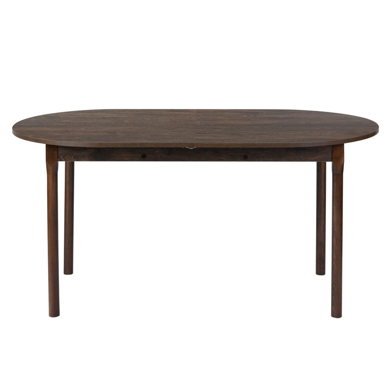 STOGER 63''-78.7'' Extendable Dinning Table for 4-6, with Solid Wood Legs