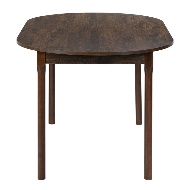 STOGER 63''-78.7'' Extendable Dinning Table for 4-6, with Solid Wood Legs