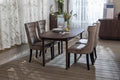 STOGER 63''-78.7'' Extendable Dinning Table for 4-6, with Solid Wood Legs