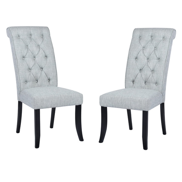 WILONA 2-Piece Tufted Parsons Chair 