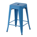 ZOLNES 24 Inch Backless Metal Counter Stools