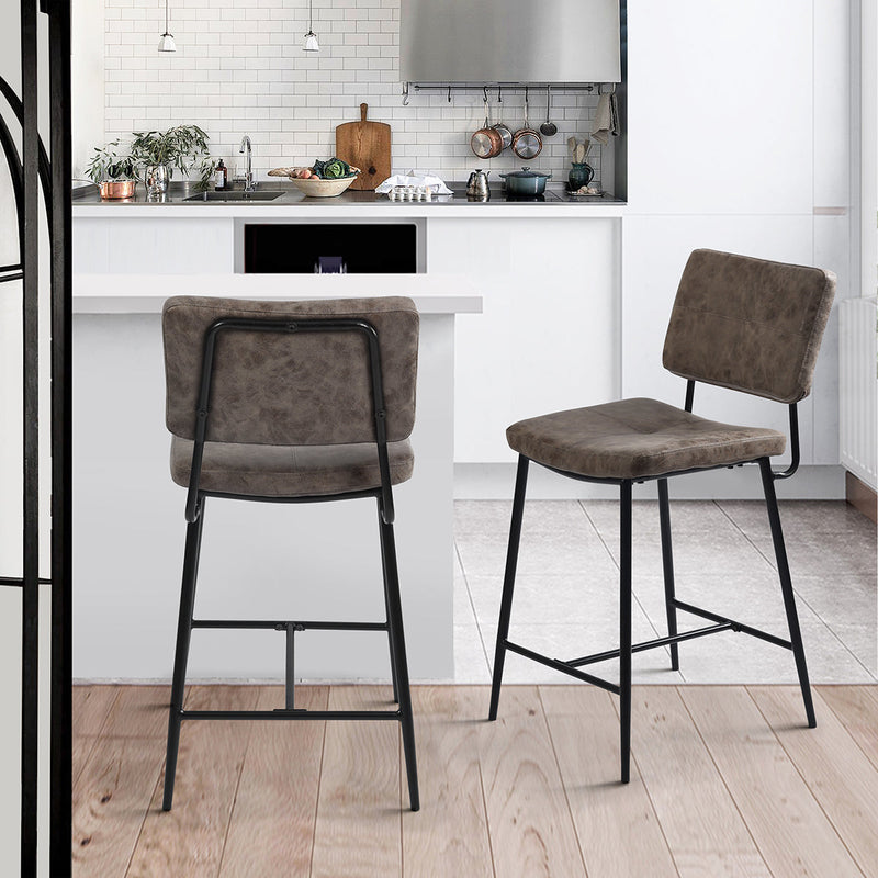 INDEPENDENCE Set of 2 Counter Bar Stools Kitchen Dining Room