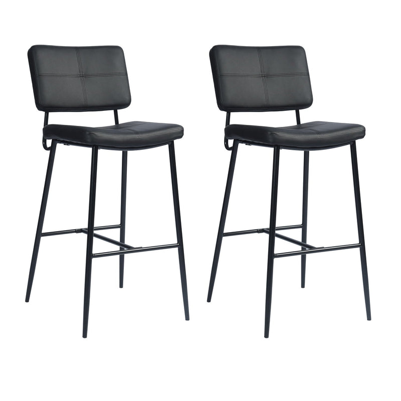 INDEPENENCE Set of 2 High Bar Stools Kitchen Dining Room