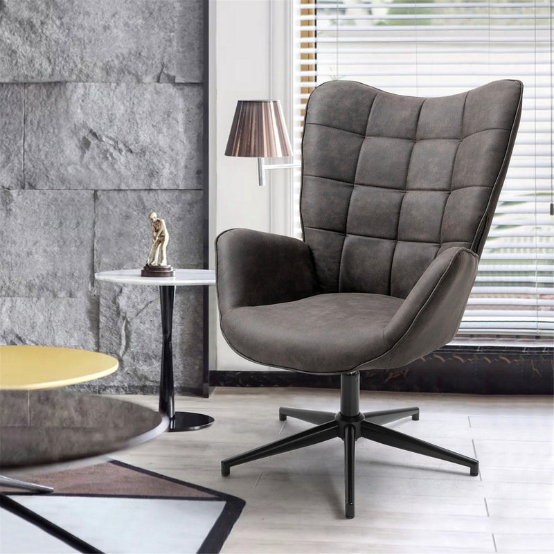 IRIS Upholstered Swivel Armchair