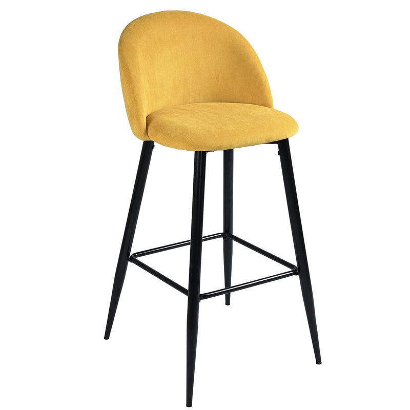 HASEEB 2-Piece 30'' Upholstered Bar Stool