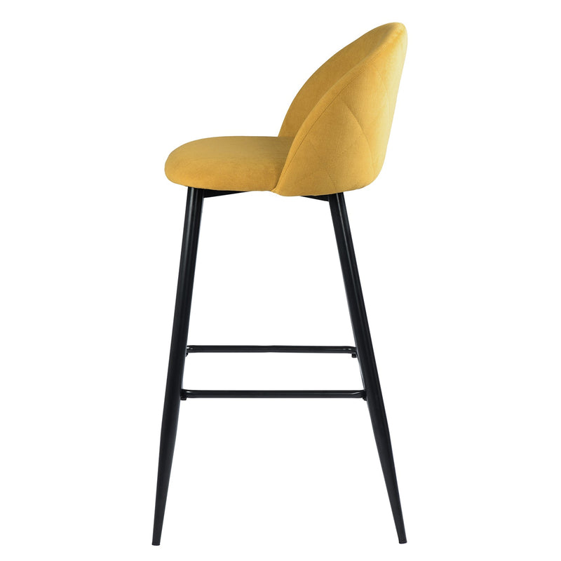 HASEEB 2-Piece 30'' Upholstered Bar Stool