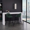 Haseeb 2-Piece 26" Upholstered Counter Height Bar Stool Bar Chairs