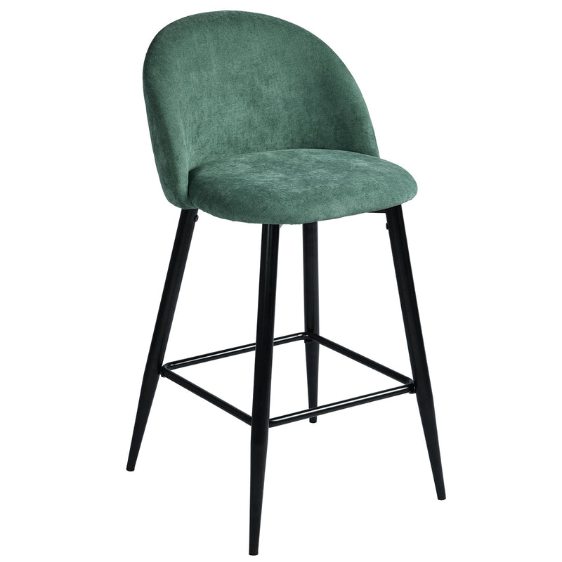 Haseeb 2-Piece 26" Upholstered Counter Height Bar Stool Bar Chairs