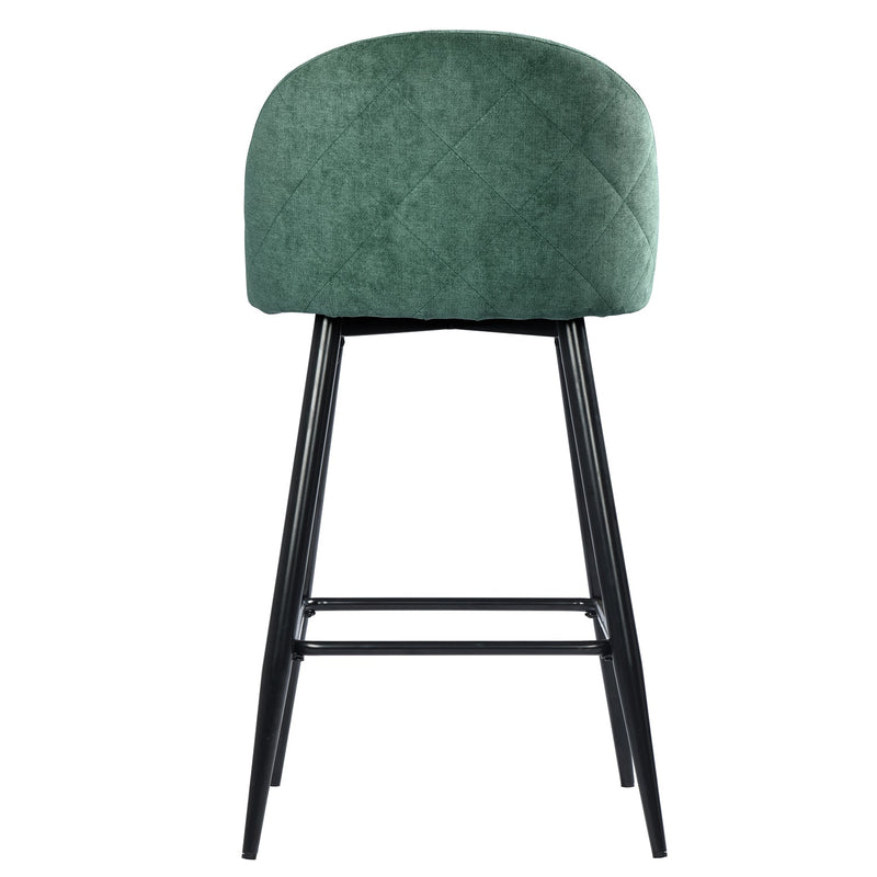 Haseeb 2-Piece 26" Upholstered Counter Height Bar Stool Bar Chairs