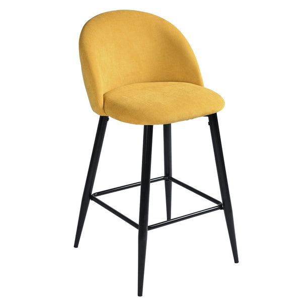 Haseeb 2-Piece 26" Upholstered Counter Height Bar Stool Bar Chairs
