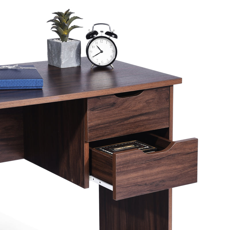 WASTON Classic desk with integrated drawers 35.4 in