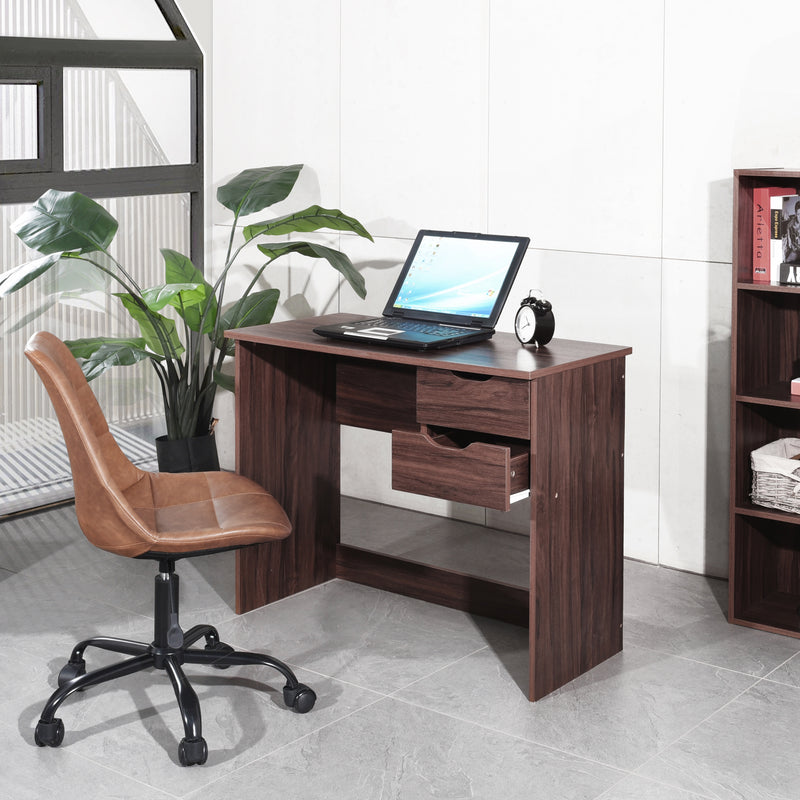 WASTON Classic desk with integrated drawers 35.4 in