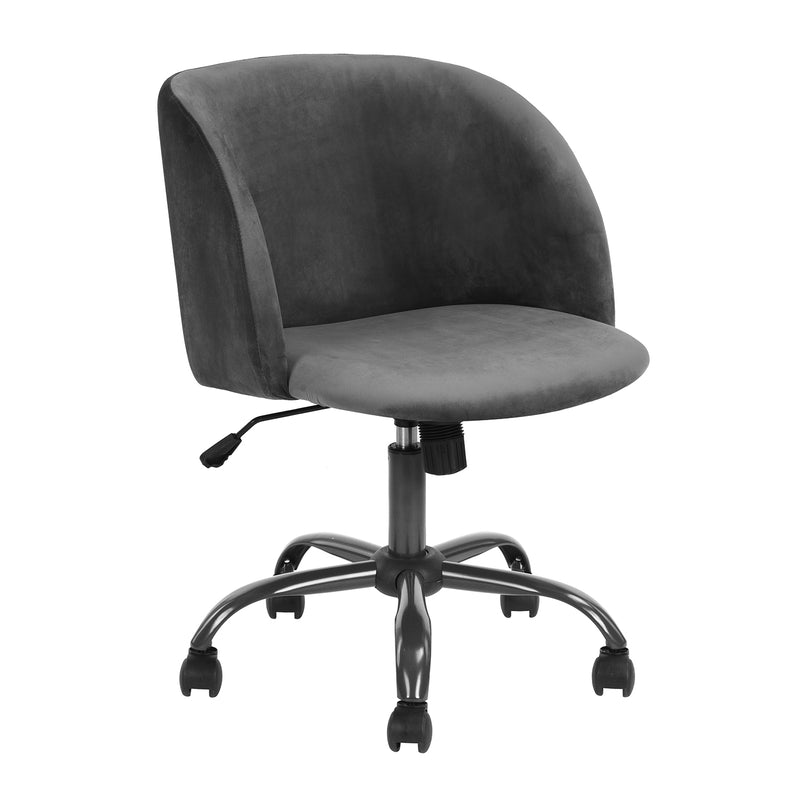 Office Chair Velvet Soft-Pad Swivel Task Chair