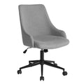 Upholstered Task Office Chair with Adjustable Height & Swivel