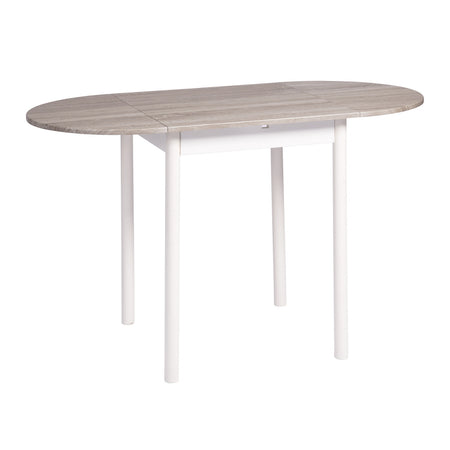 Extending Standard 30 inch H Table Composite with White Metal Base
