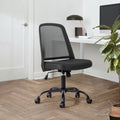 Office chair entirely made of mesh, on castors and adjustable height - POPOVICH