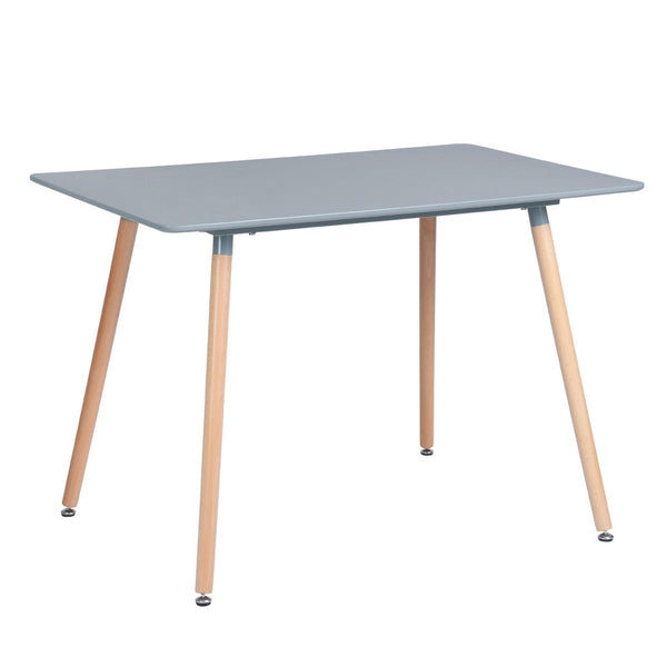 Mordern Rectangle Dining Table Grey 4 people - ROOKIE GREY