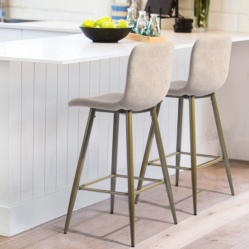 SCARGILL COUNTER Modern Counter Bar Stools(Set of 2)