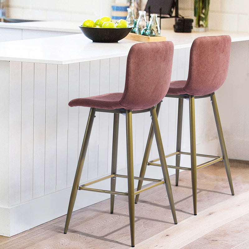 SCARGILL COUNTER Modern Counter Bar Stools(Set of 2)