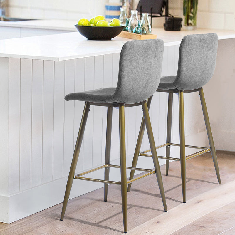 SCARGILL COUNTER Modern Counter Bar Stools(Set of 2)