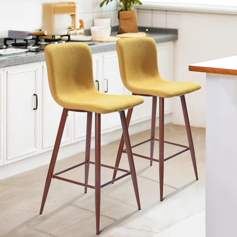 SCARGILL COUNTER Modern Counter Bar Stools(Set of 2)