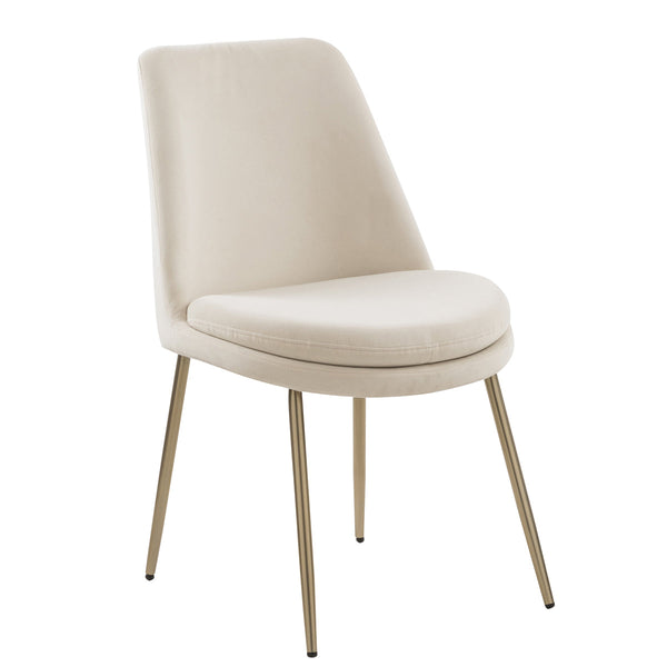 STOCKER Mid-Century Modern Velvet Dining Chair(Set of 2) - HomyCasa