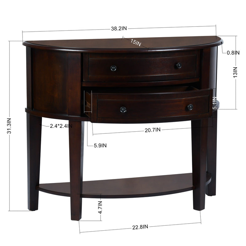 38.2' Console Table