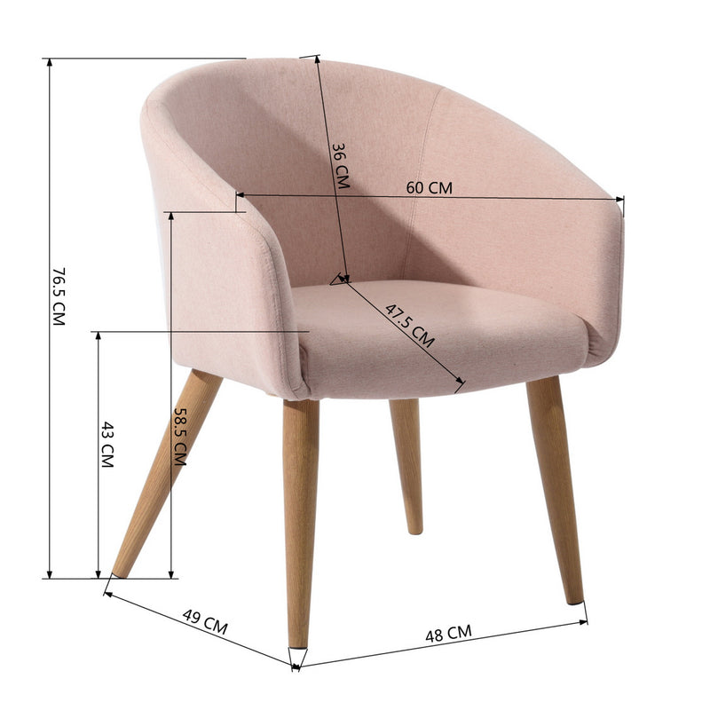 AOKELAN Upholstered Armchair 23.6'' Wide