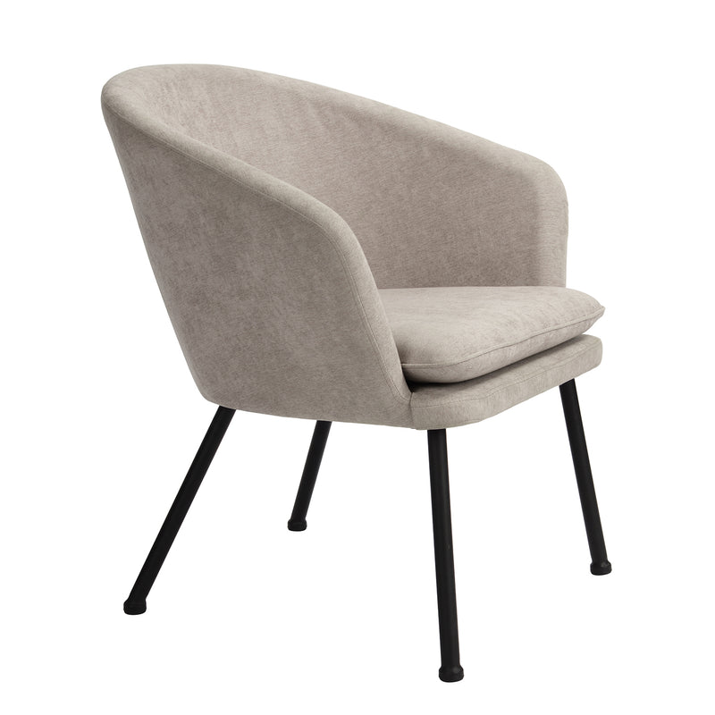 DIXIER Modern  small armchair in fabric