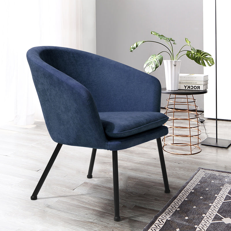 DIXIER Modern  small armchair in fabric