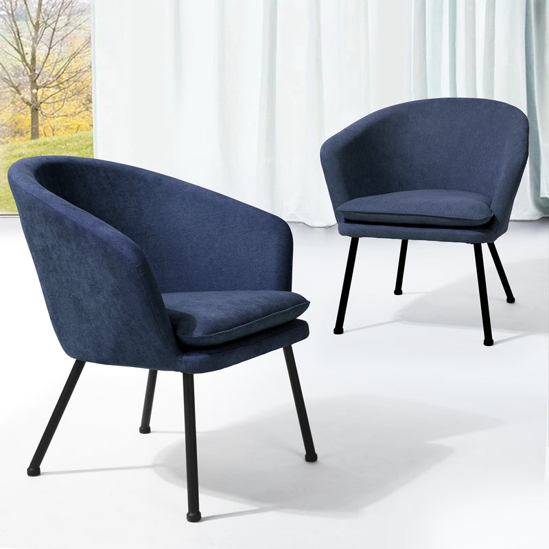 DIXIER Modern  small armchair in fabric