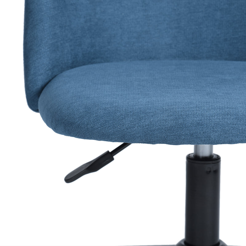 Modern two-tone office chair on castors and adjustable height - DUDLEY