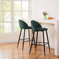 HASEEB 2-Piece 30'' Upholstered Bar Stool