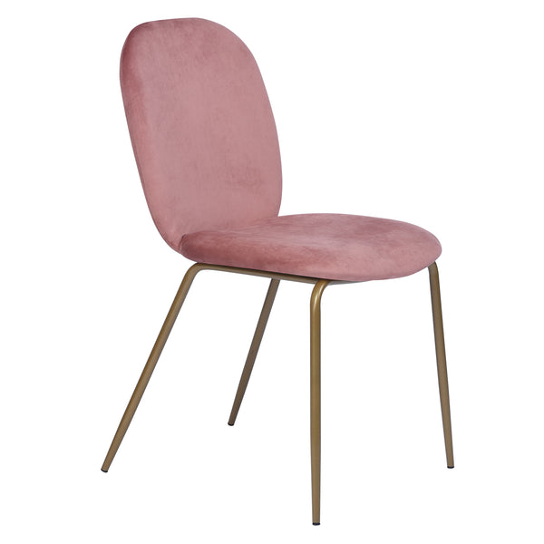 JULE dining chairs in soft velvet set of 2